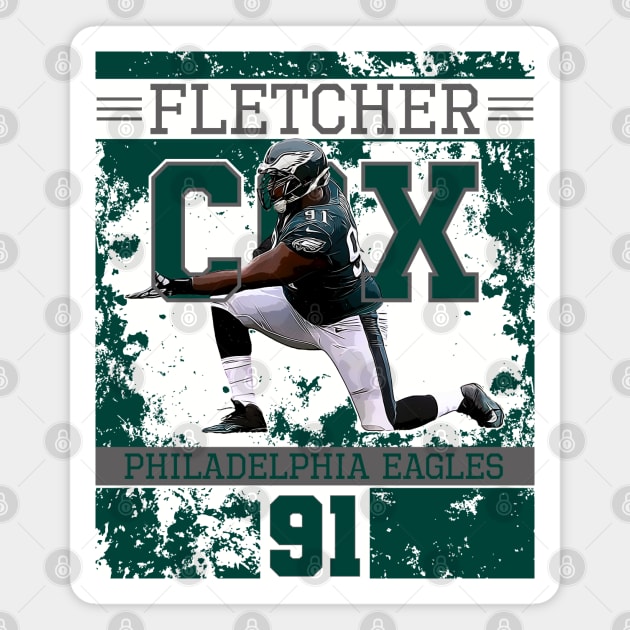 Fletcher cox || philadelphia eagles Magnet by Aloenalone